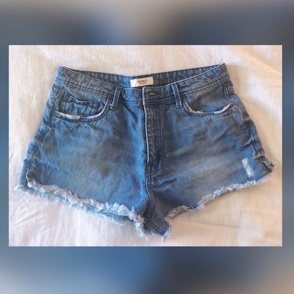 Mid/high rise jean shorts 29 - Picture 1 of 4